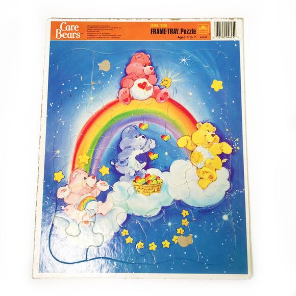 CARE BEARS Golden Frame Tray Puzzle 4625 - A Vintage 1986 Elena - Picture 1 of 7